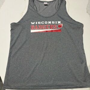 Wisconsin Badgers Women's Tank Top - Gray